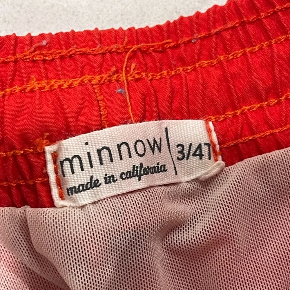 Minnow boys americana color block boardie, size 3/4T